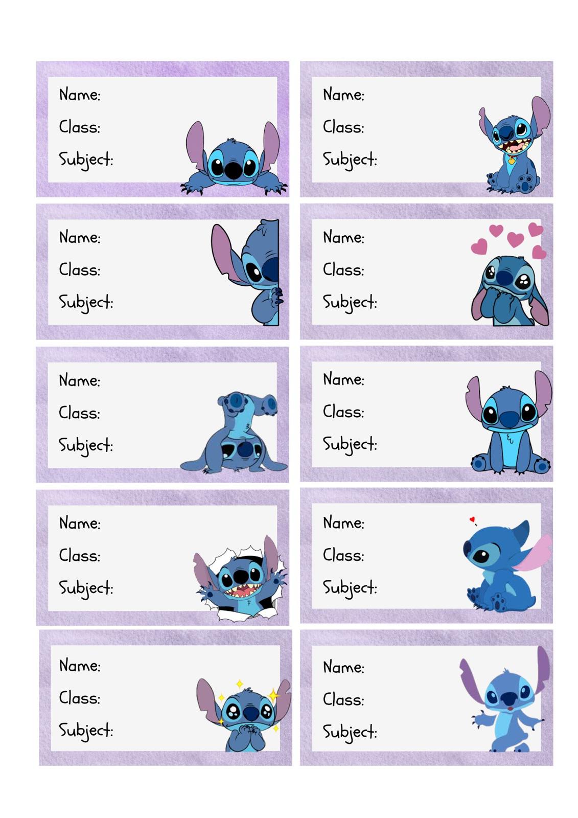 Name Label - STITCH