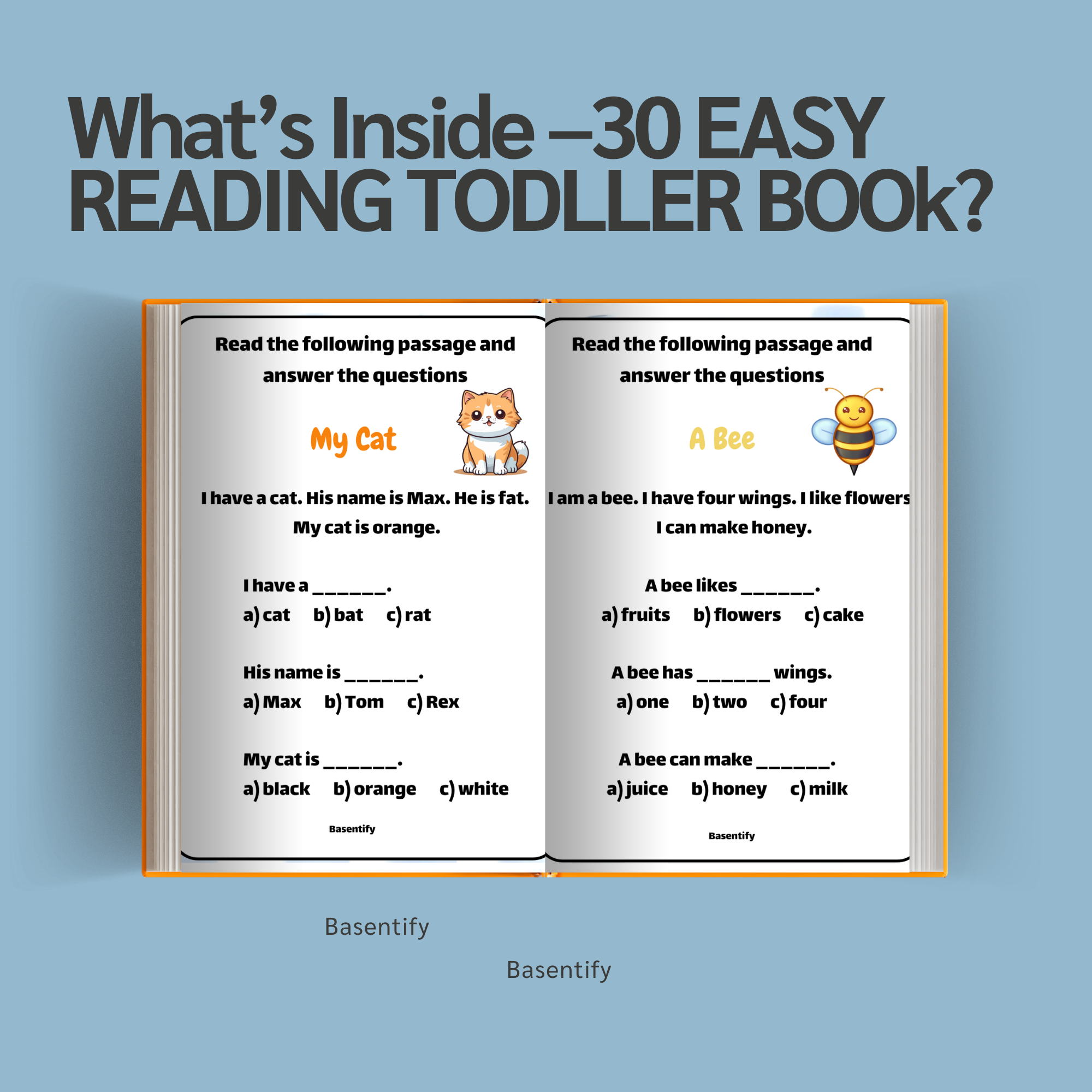 كتاب I Can Read – المستوى الأول | قراءات قصيرة مع أسئلة للأطفال