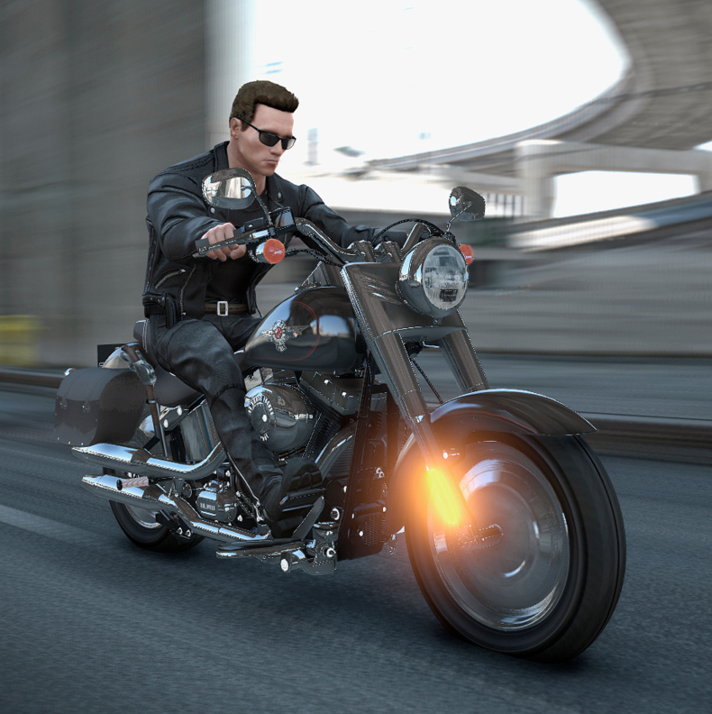 Harley Davidson Fat boy Terminator 2