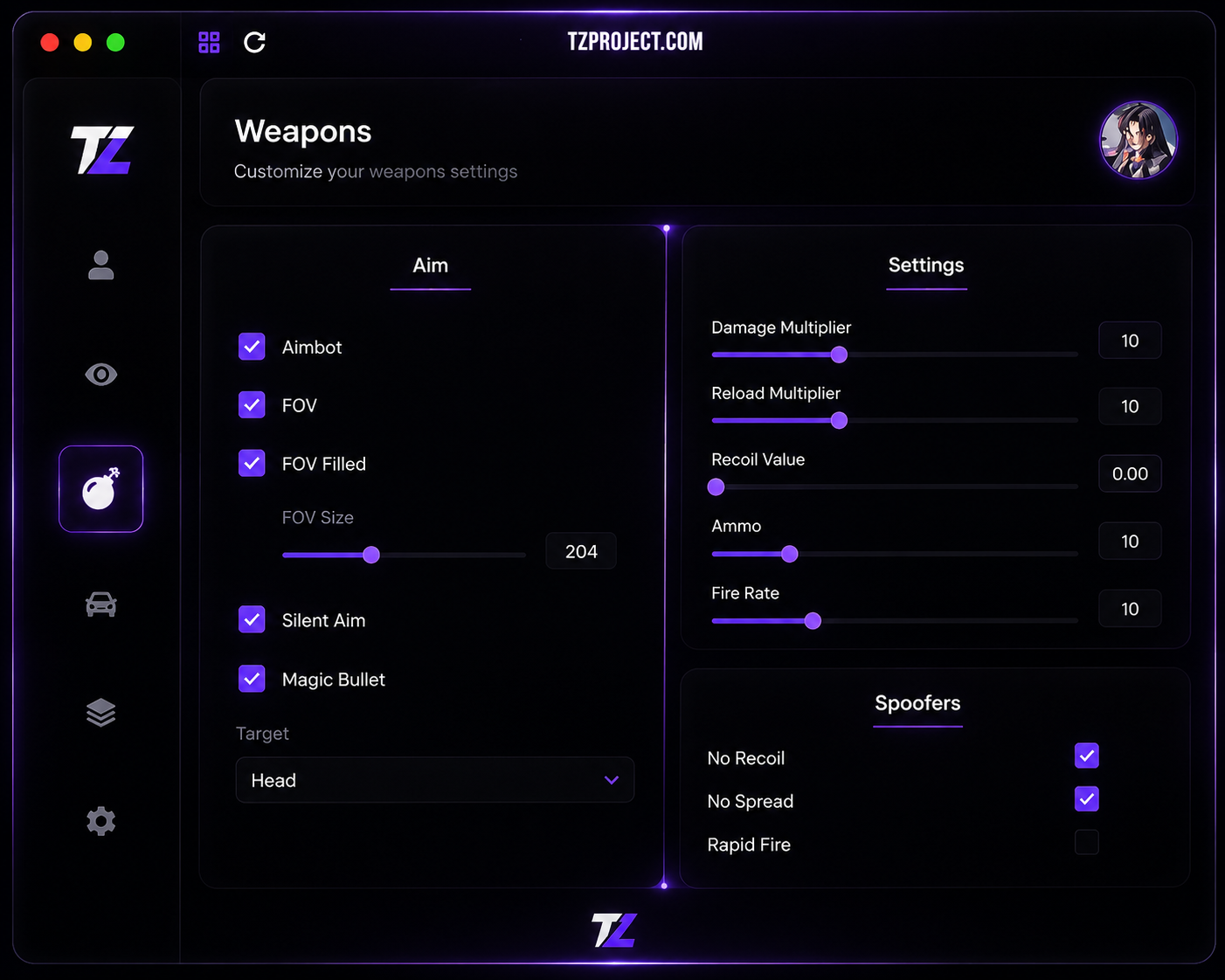 TZ Menu - lifetime