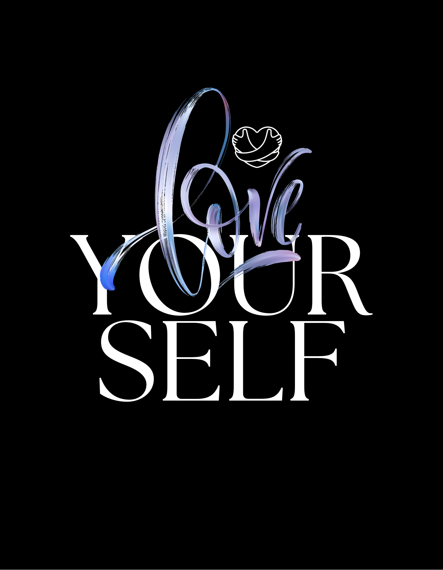 تصميم Yourself للطباعة على التيشيرت