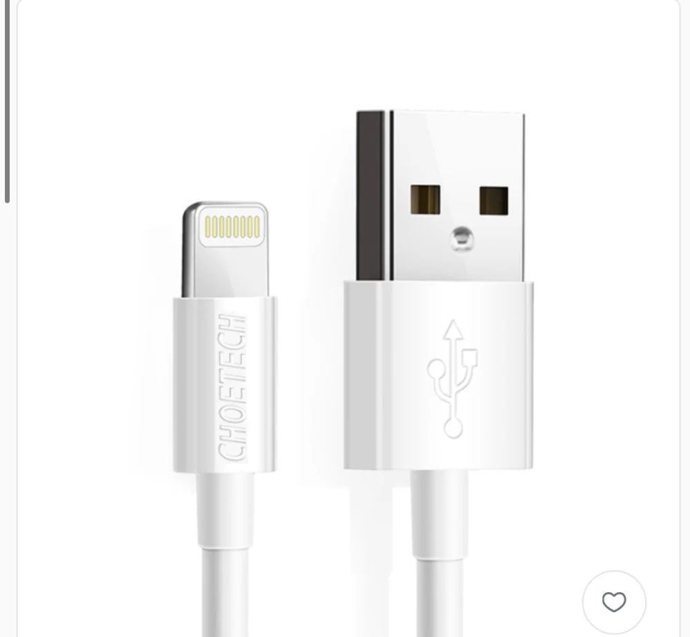 سلك شاحن ايفون روك ذو كفاءة عالية 1 متر