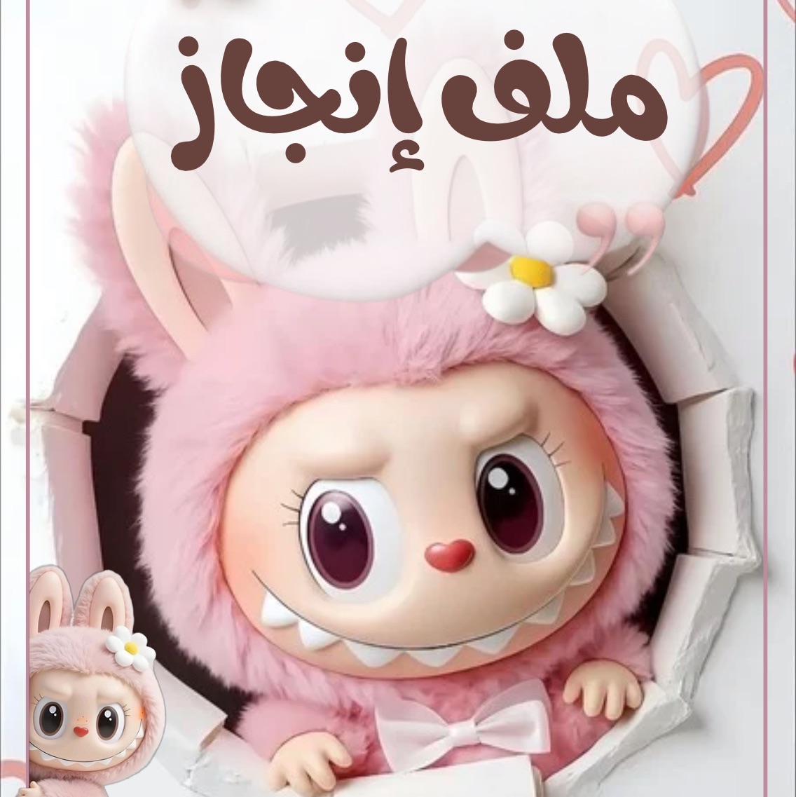ملف إنجاز جاهز اطباعه لبوبو