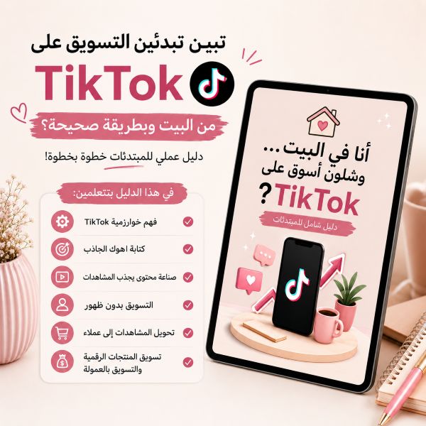 التسويق على التيك توك من البيت