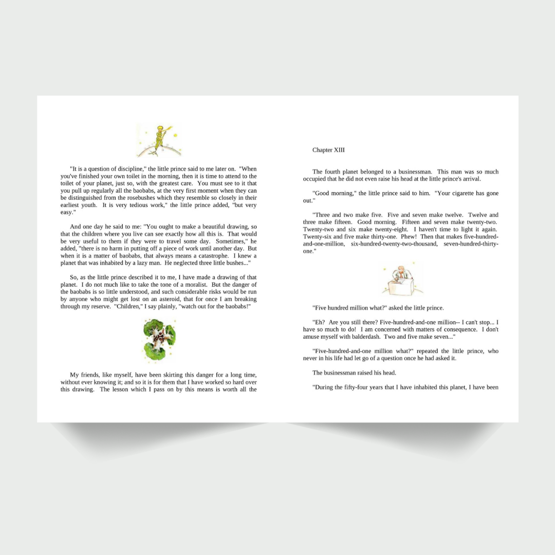 الأمير الصغير – بالإنجليزية الأصلية