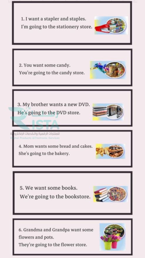 مطوية grammar hanging انجليزي الثالث الإبتدائي  الفصل الدراسي الثاني