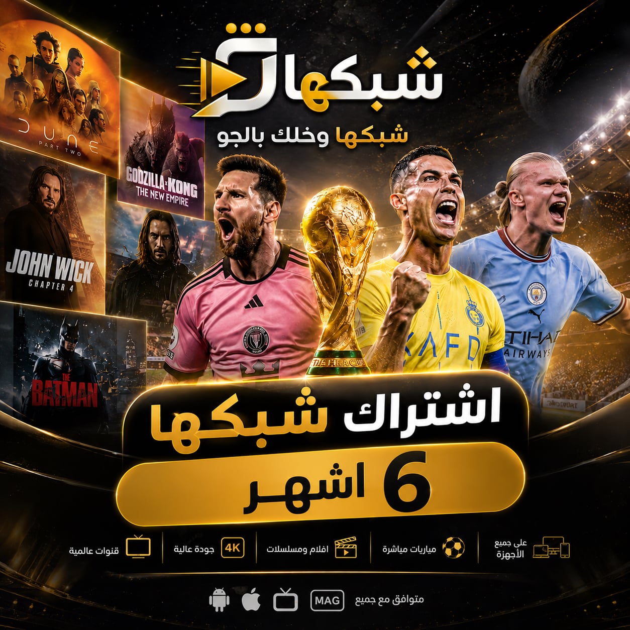 اشتراك شبكها - 6 اشهر