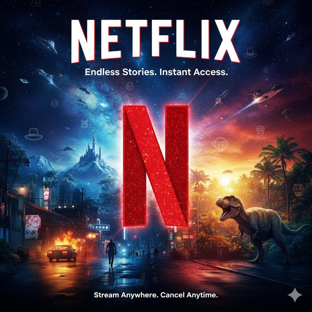 اشتراك نتفليكس شهر رسمي