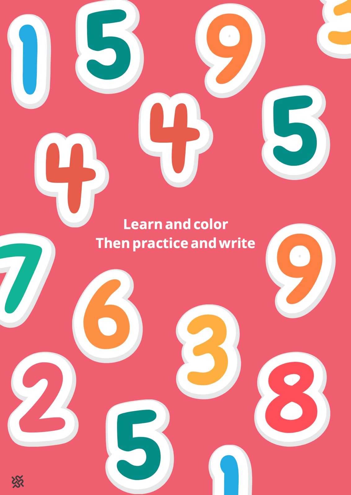 تعرف ولون ثم تدرب واكتب | الارقام الانجليزية .pdf