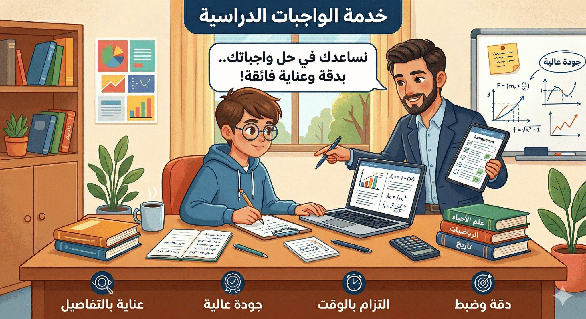خدمة إنجاز الواجبات