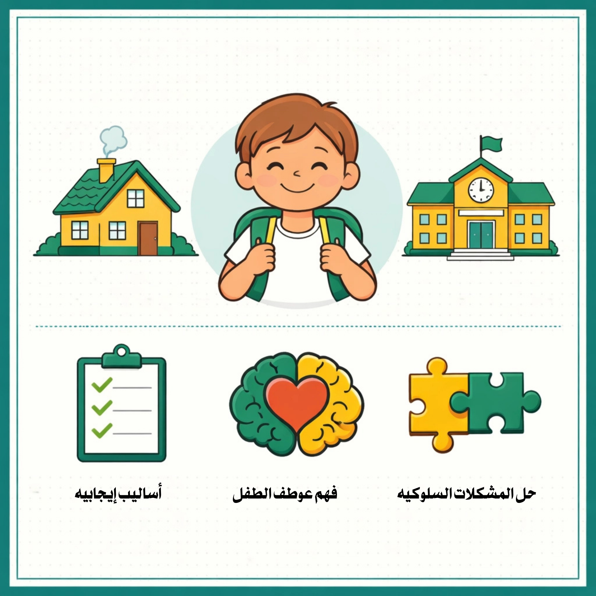 سلوكيات الأطفال في البيت والمدرسه