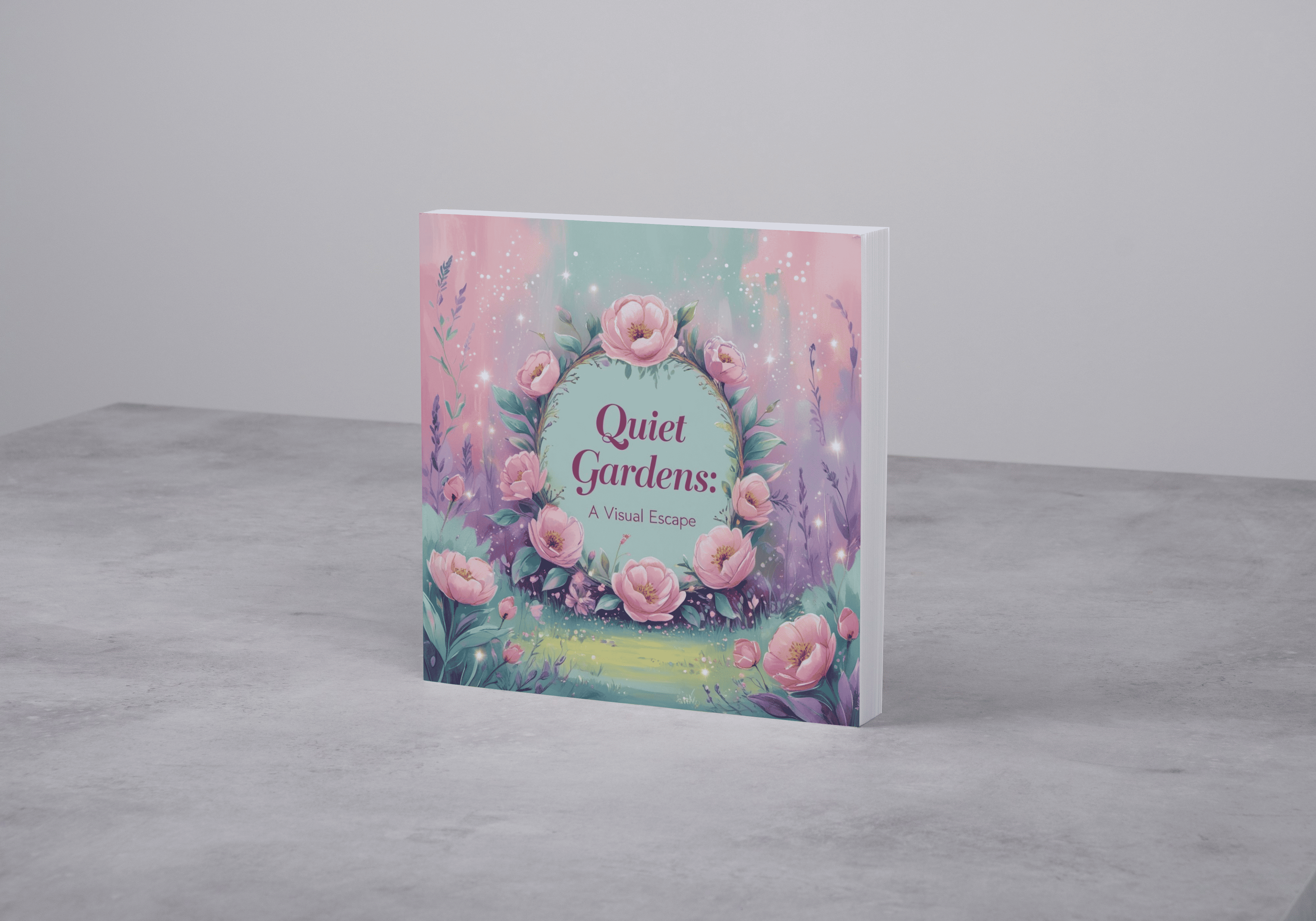 Quiet Gardens , Fantasy & Inspiration coloring book