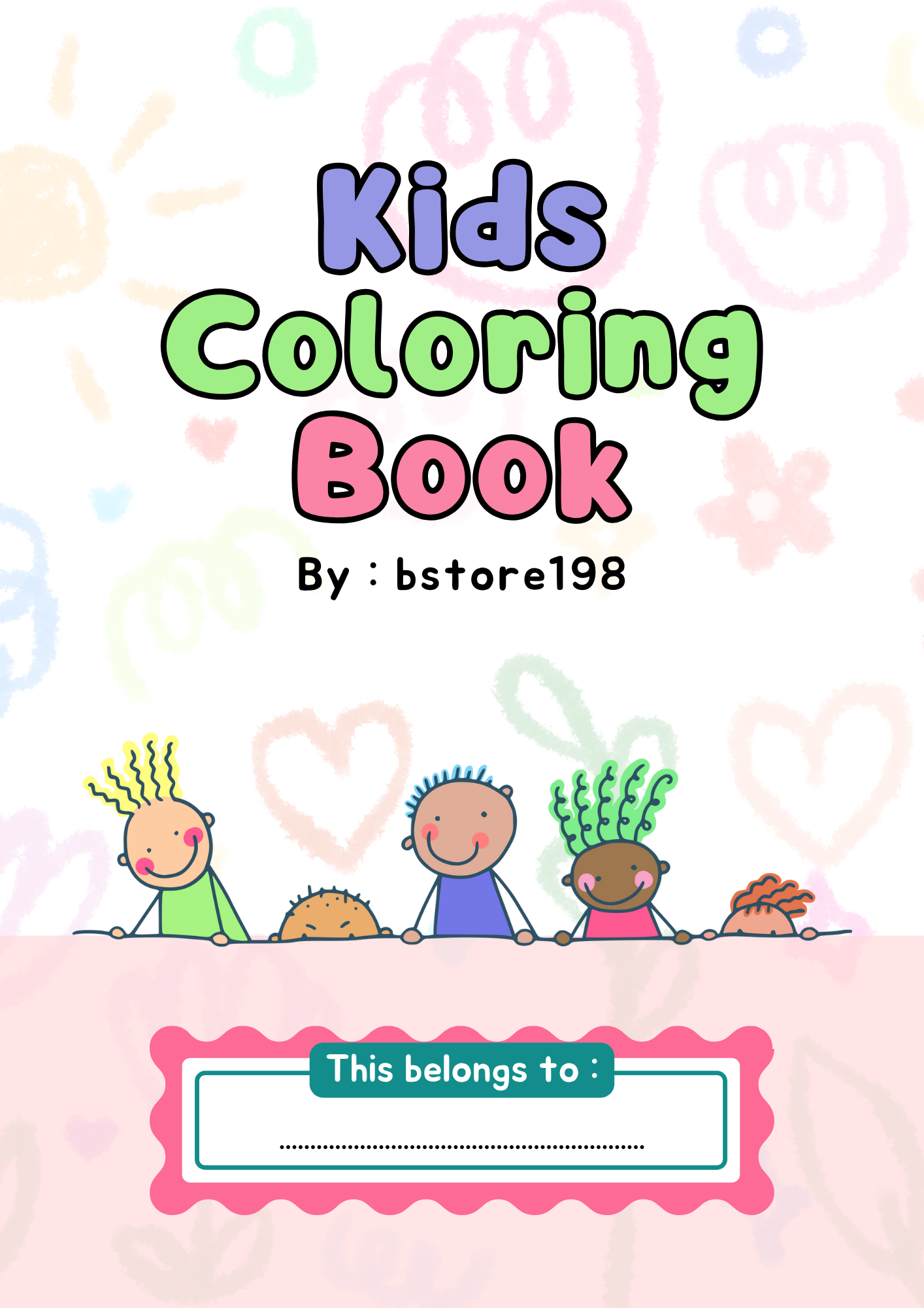 دفتر تلوين للاطفال-تصميم ممتع