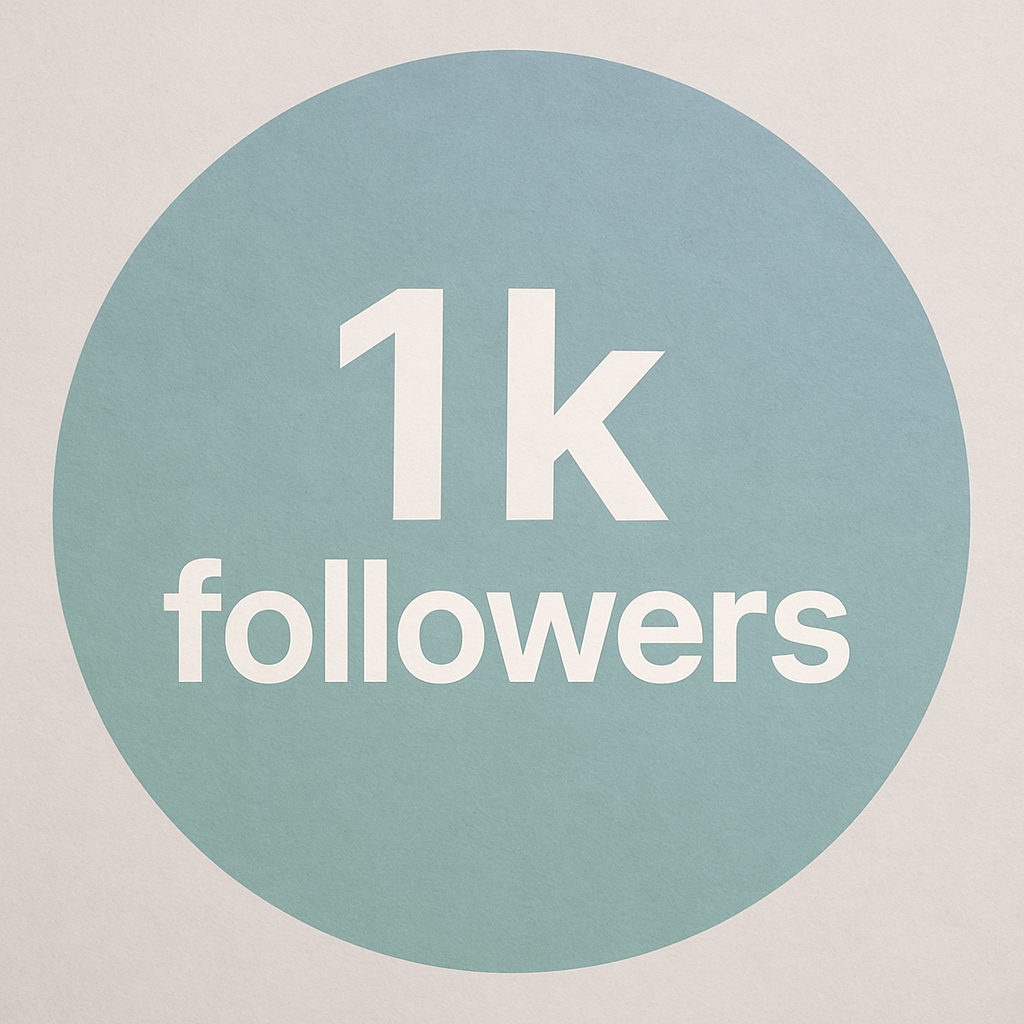 Followers 1k