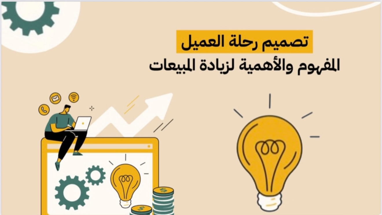 تصميم رحلة العميل والاهميه لزيادة عدد المبيعات