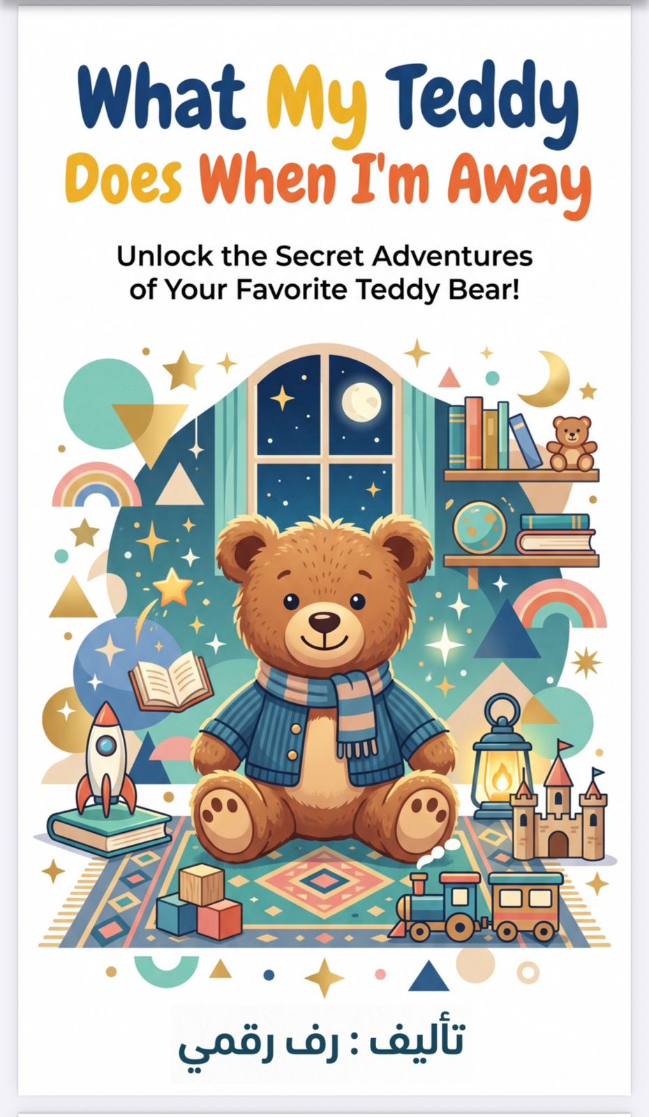 My Teddy Does When I'm Away – Sweet Bedtime Story & Coloring Book for Little Kids