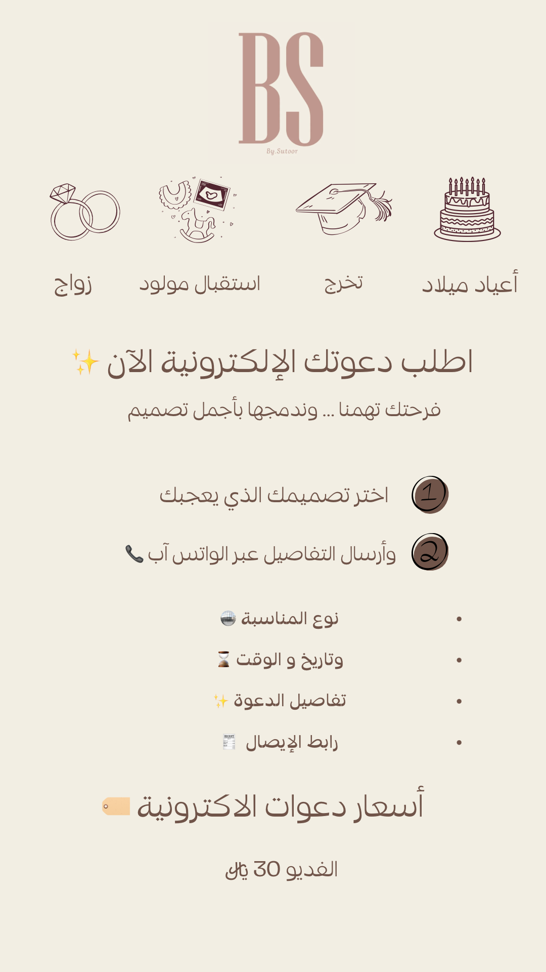 فديو دعوات الإلكترونية