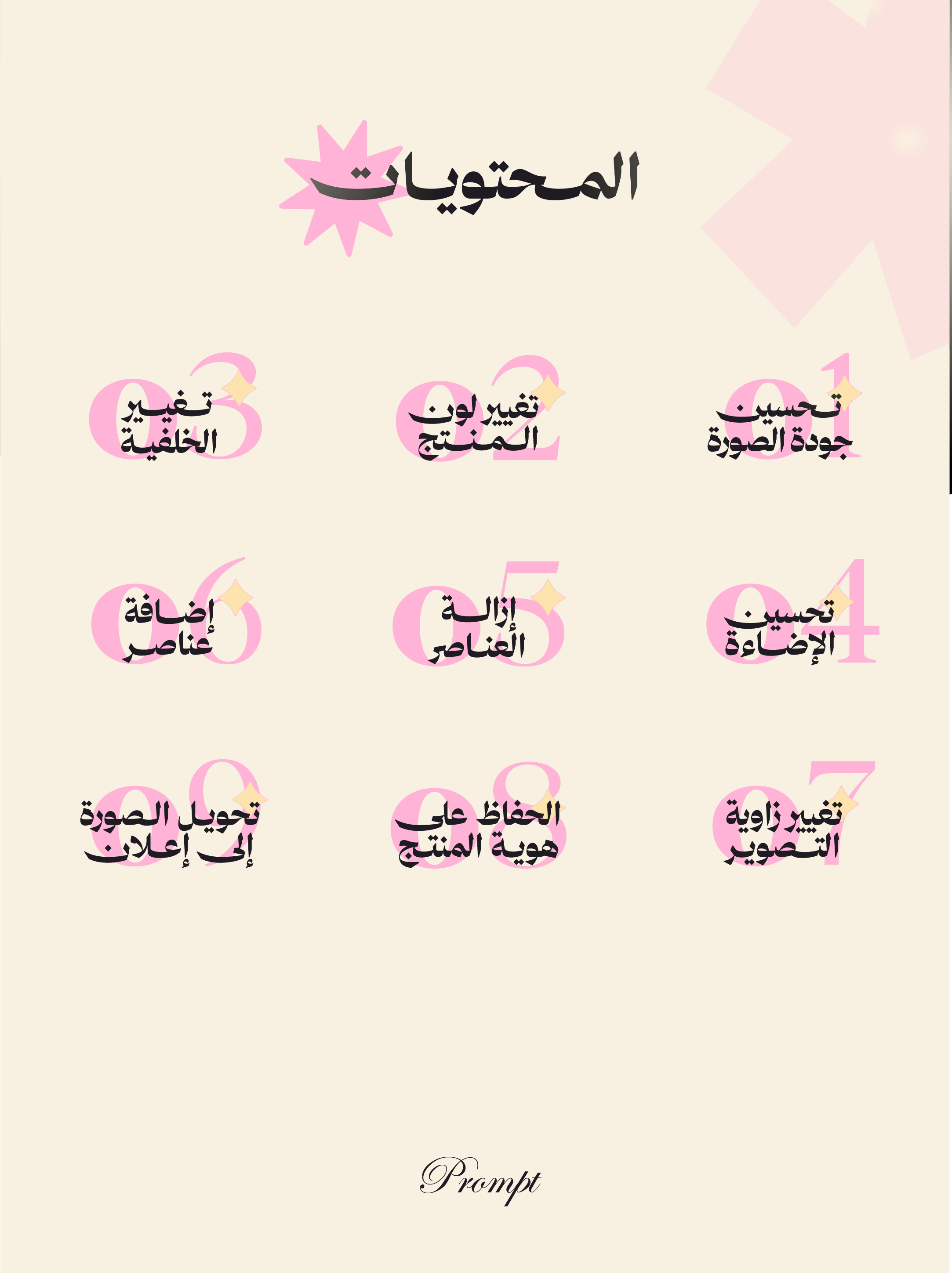 وصفات البرومبت