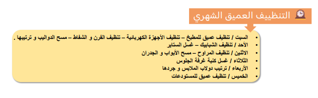 جدول التنظيم الذكي للمنزل | روتين يومي مرن • تخطيط أسبوعي • تنظيف شهري متكامل