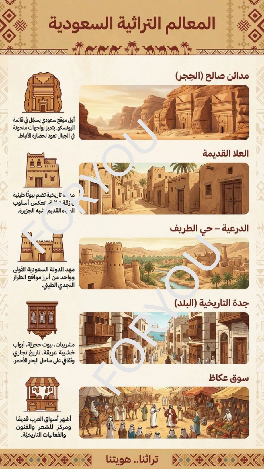 اكثر من 60 صوره  لتوزيعات وملصقات يوم التأسيس جاهزه للطباعه  بدقه  عاليه.