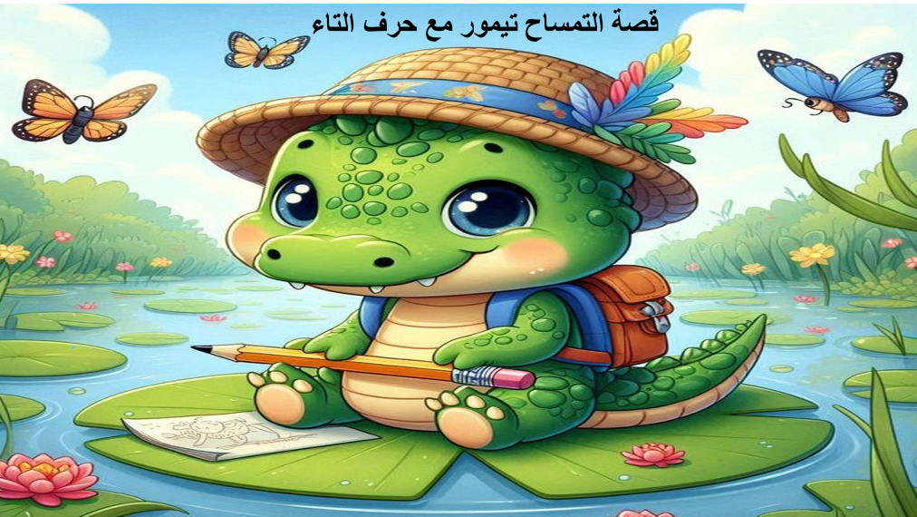قصة حرف التاء مع التمساح تيمور