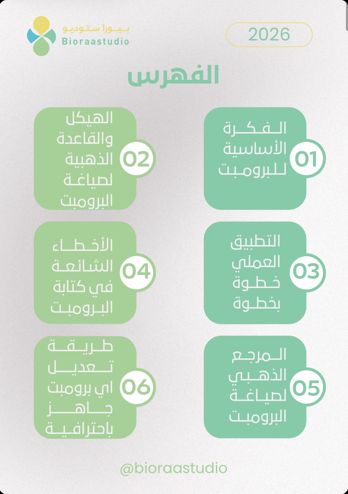 الدليل الذهبي لكتابة برومبت احترافي