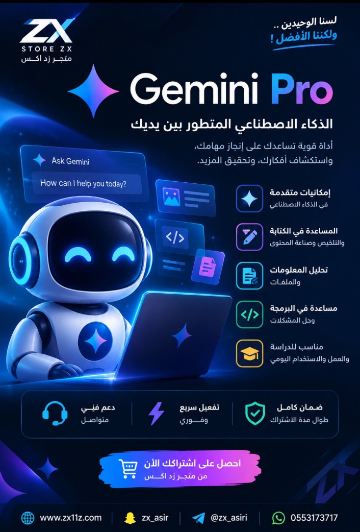 GEMINI PRO جيمناي برو