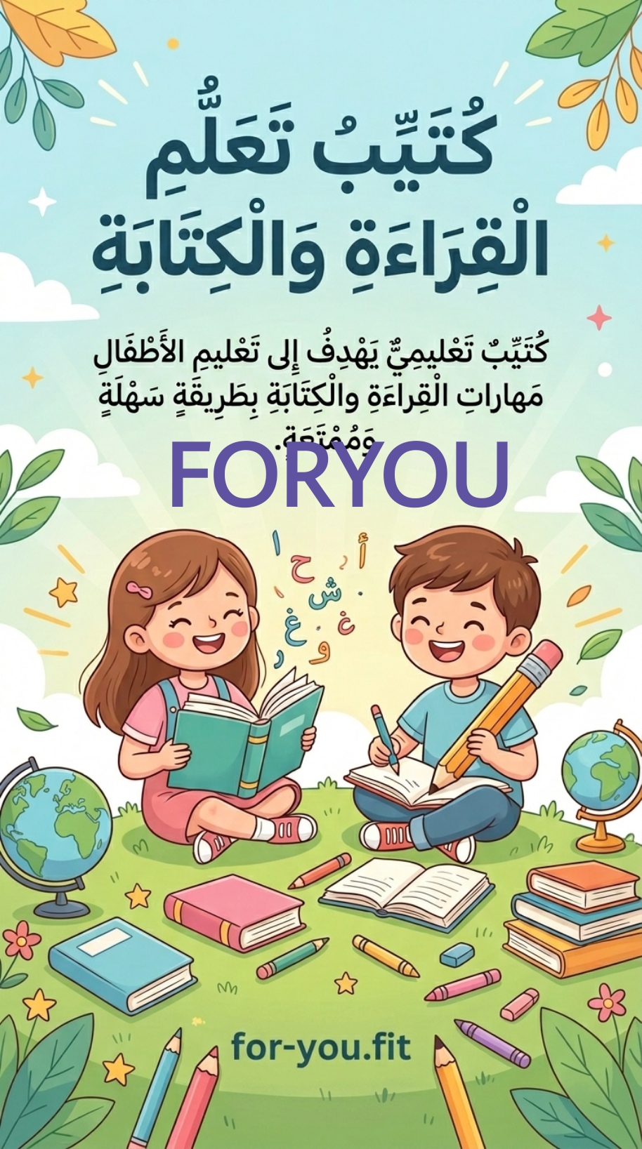 مُذَكِّرَةُ تَعَلُّمِ الْقِرَاءَةِ وَالْكِتَابَةِ لِلْأَطْفَالِ