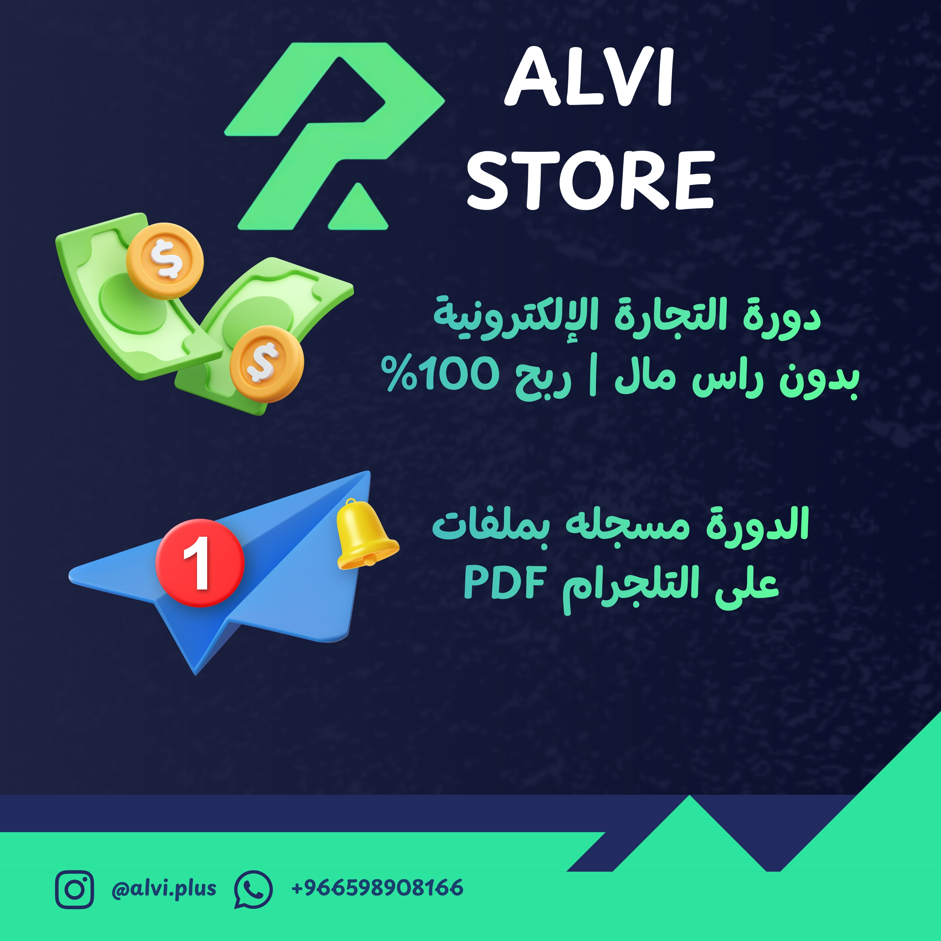 دورة التجارة الإلكترونية الشاملة | ابدأ بدون رأس مال وأرباحك 100%