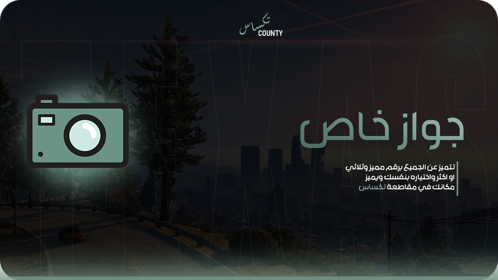 رقم جواز خاص