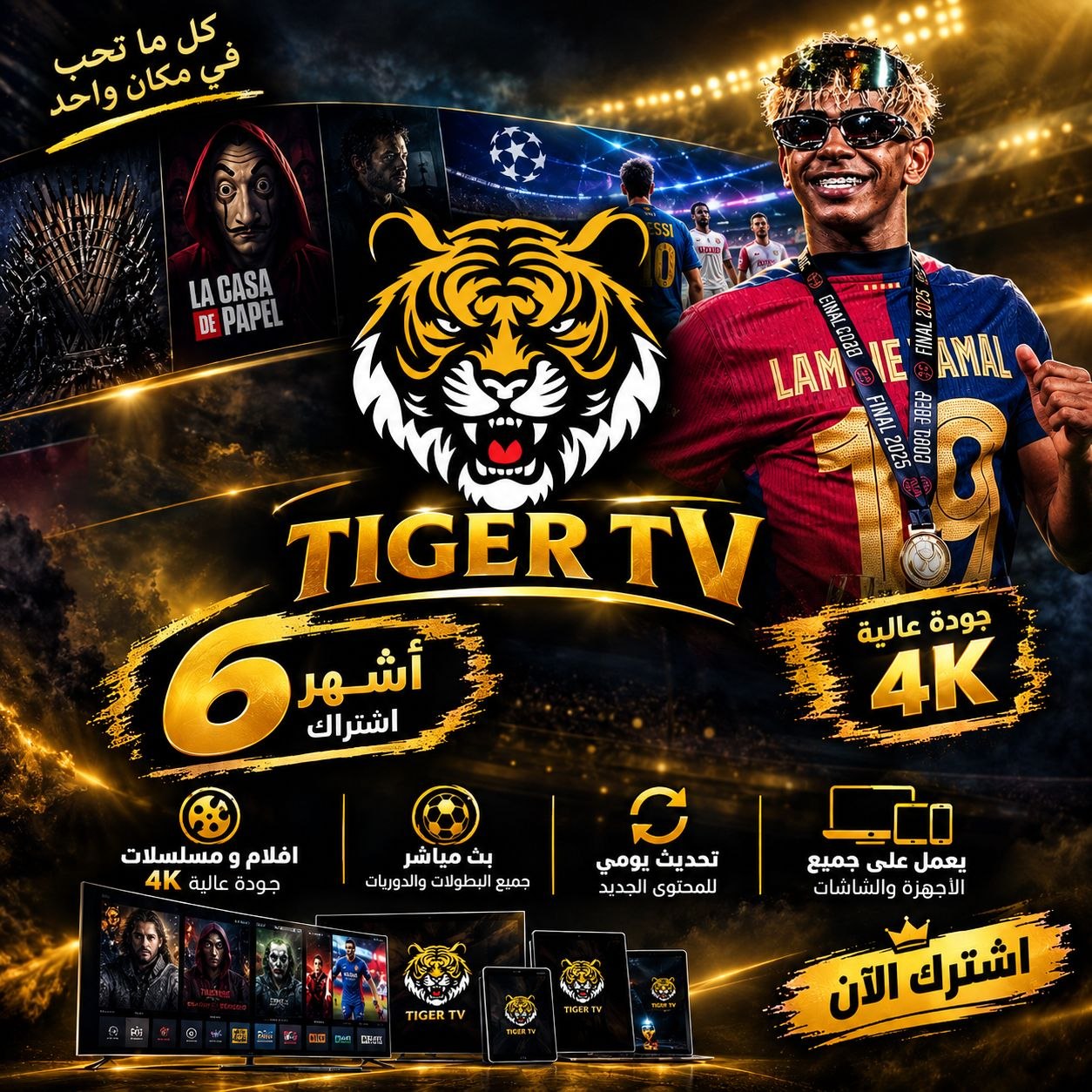اشتراك تايقر 6 شهور