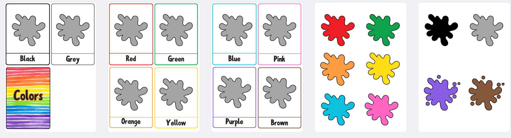 كتاب تفاعلي عن الألوان