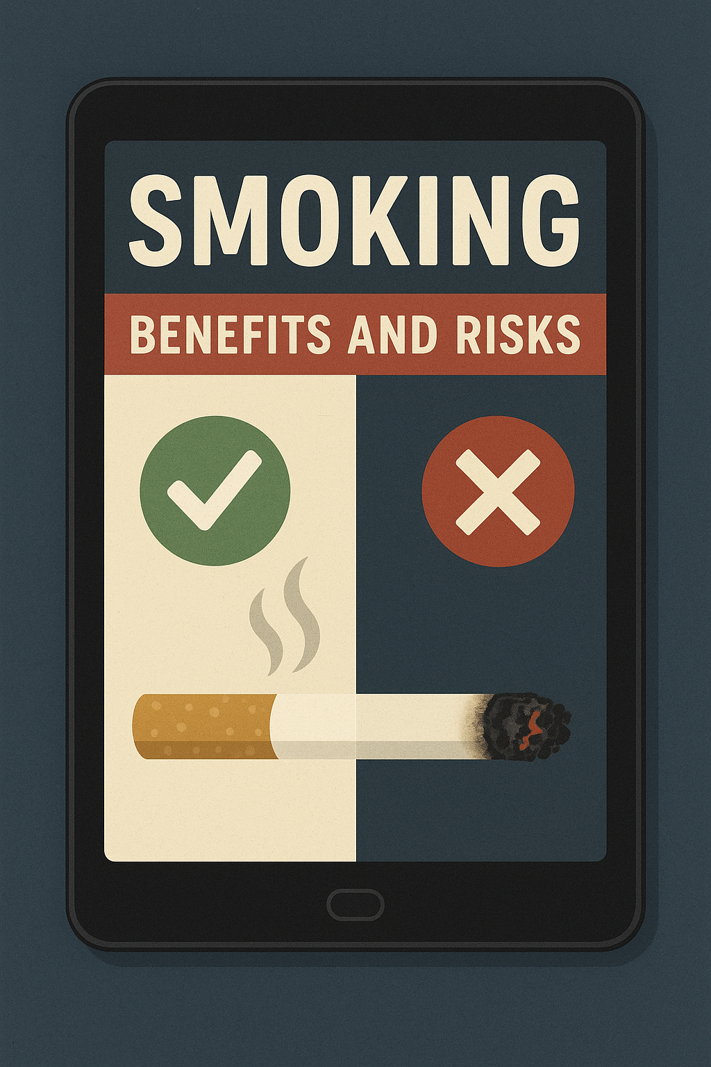 الكتاب الإلكتروني: فوائد وأضرار التدخين