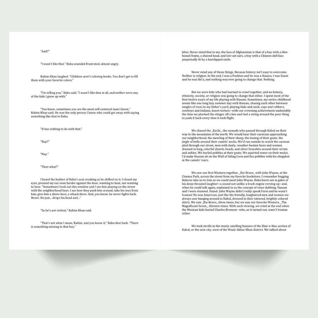 The Kite Runner – Khaled Hosseini