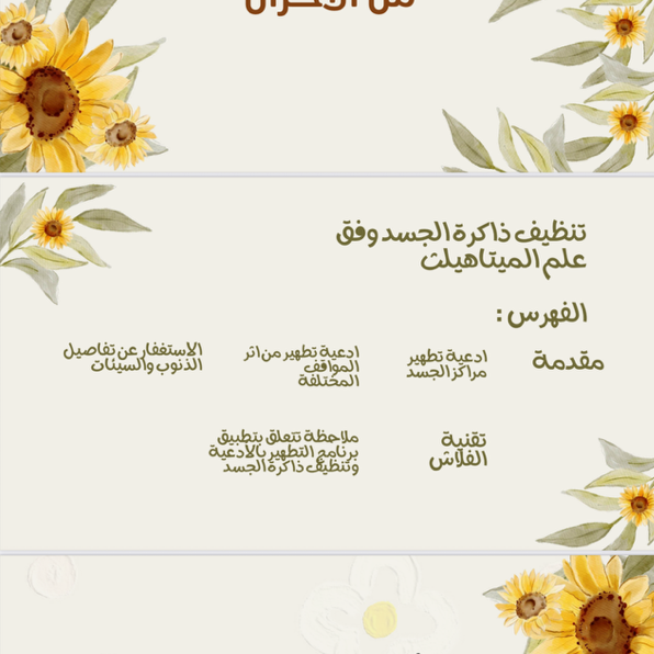 برنامج التطهير من الاحزان