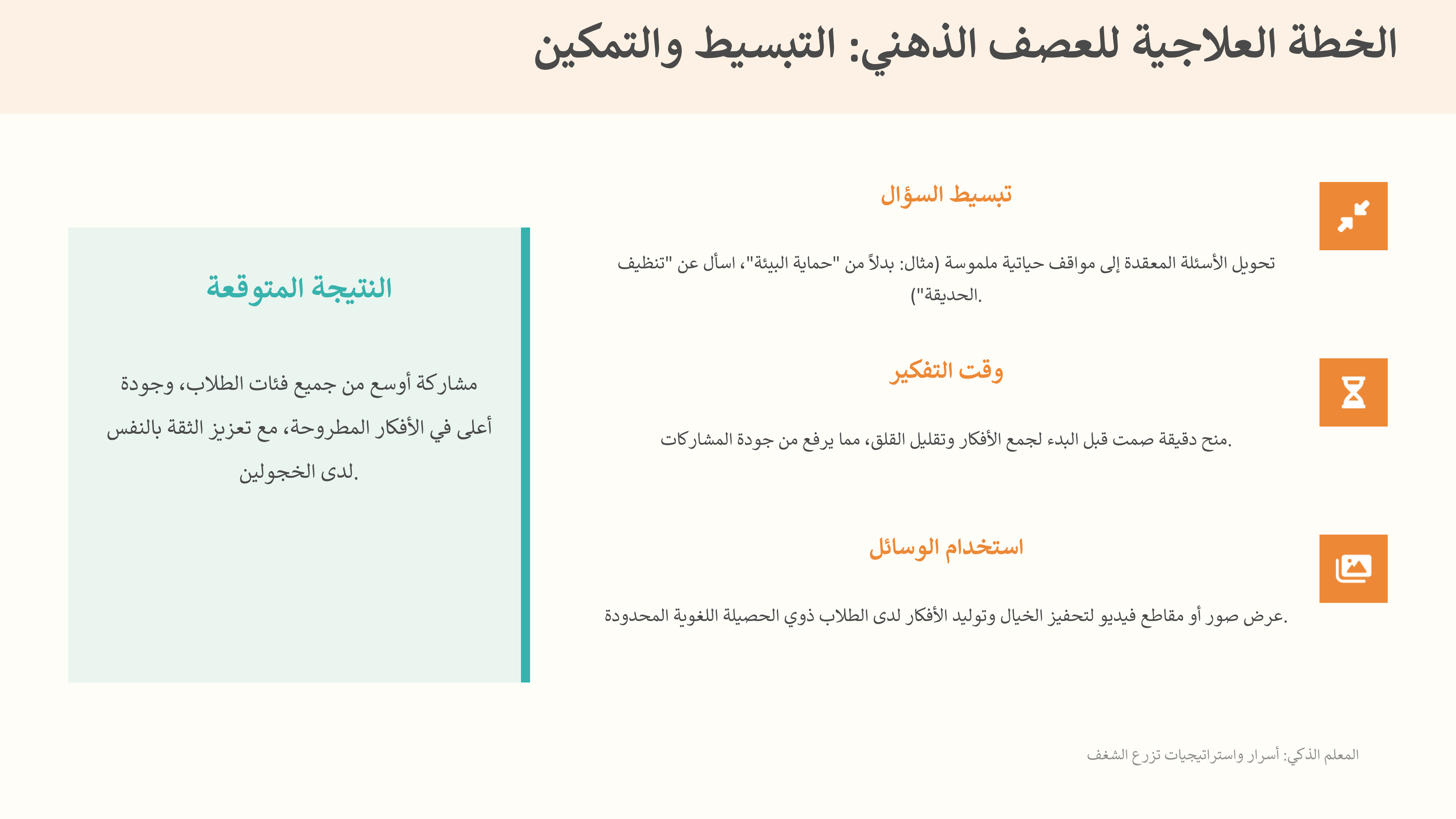 أسرار واستراتيجيات المعلم الذكي