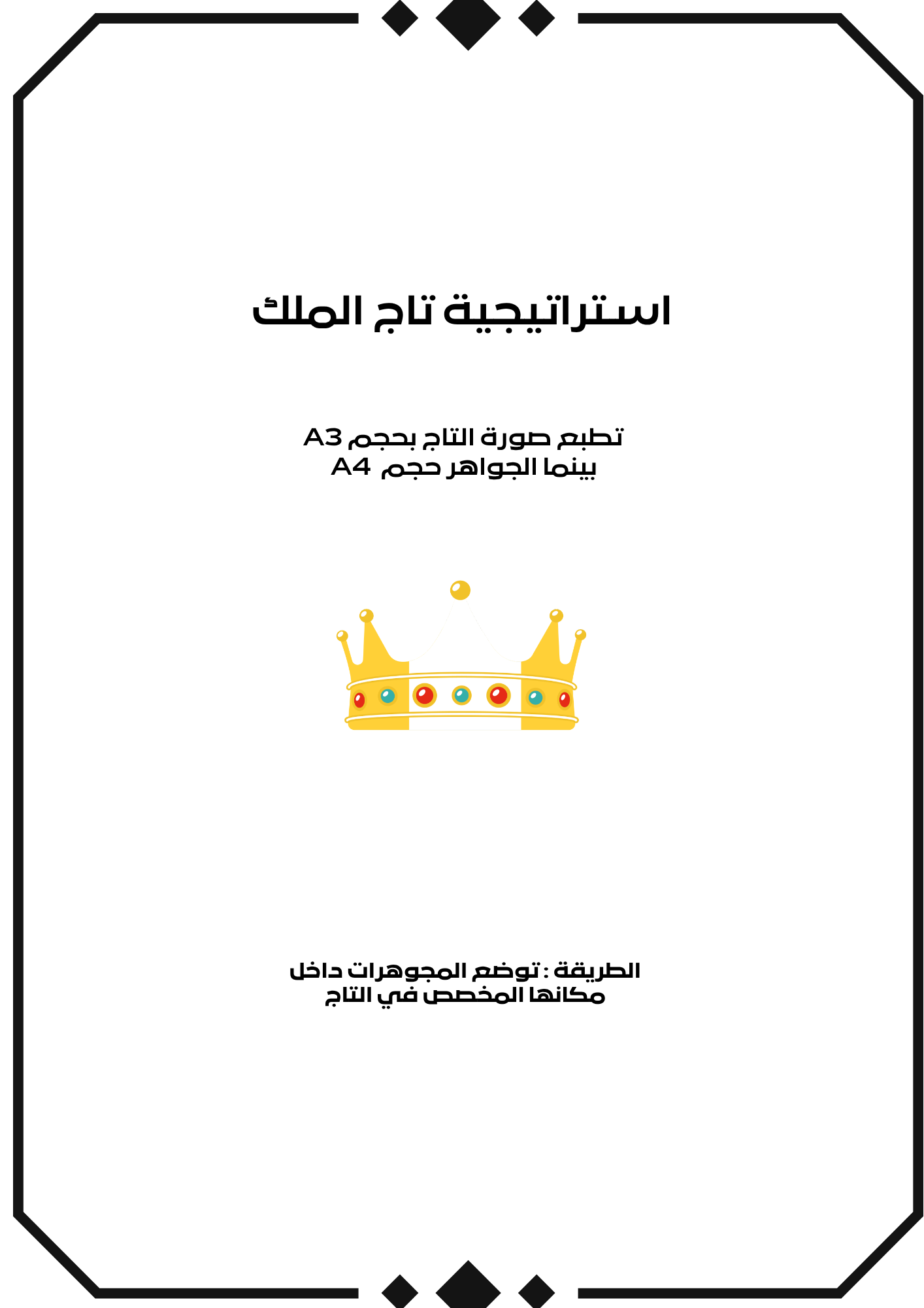 استيراتيجية  تاج الملك