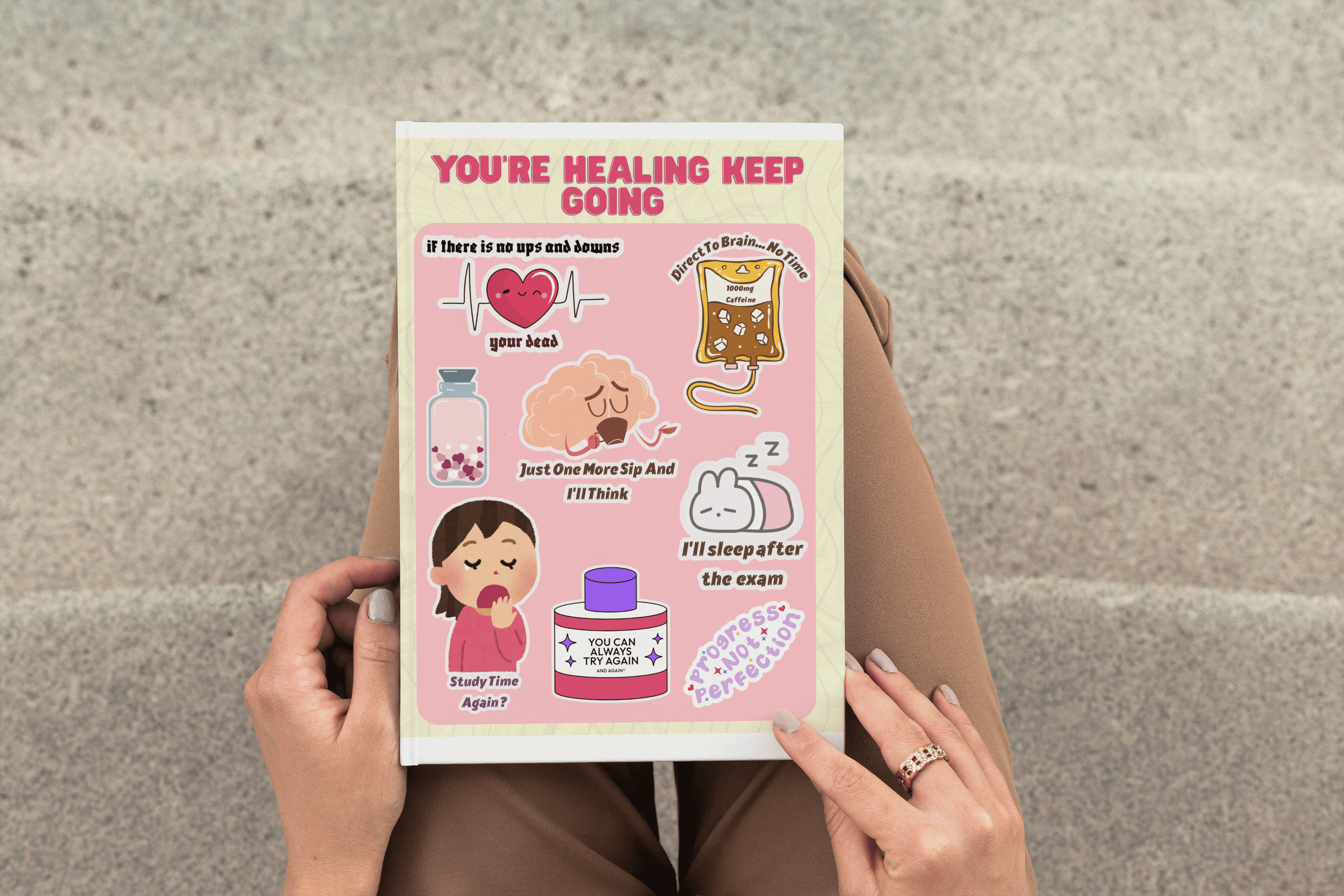 Healing Journey  stickers sheet