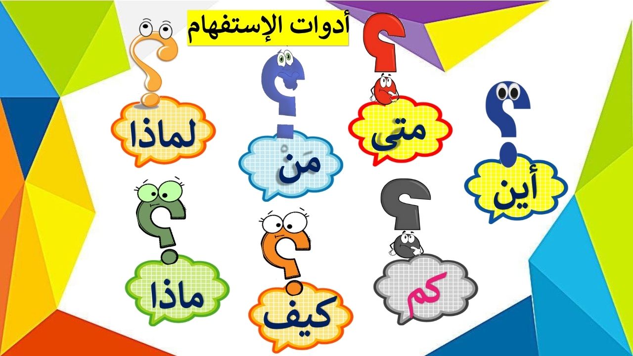 أدوات الإستفهام
