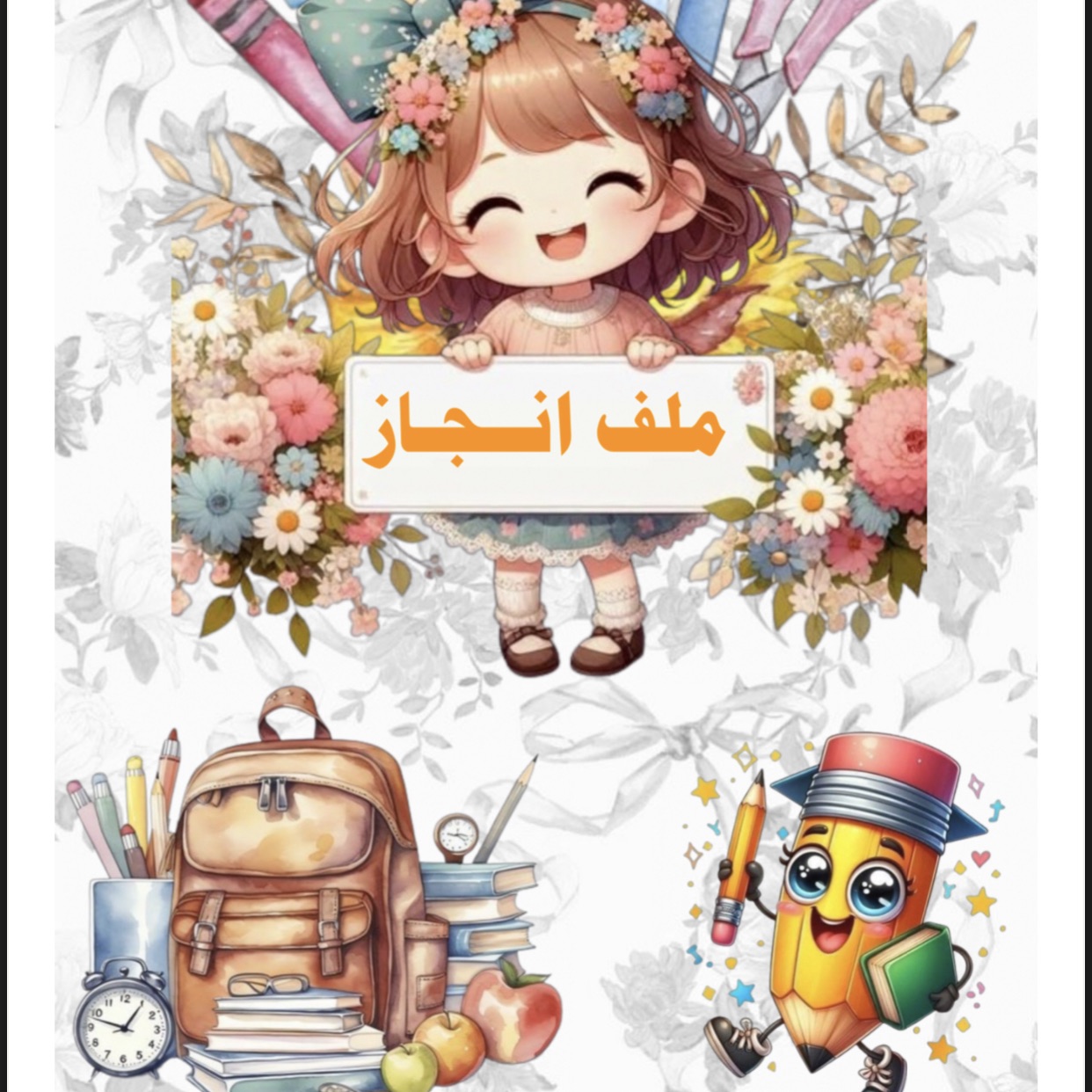ملف انجاز أحب مدرستي