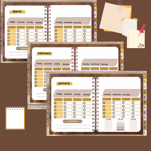 ديجيتال بلانر (هجري )+  ديجيتال بلانر هدية (ميلادي)