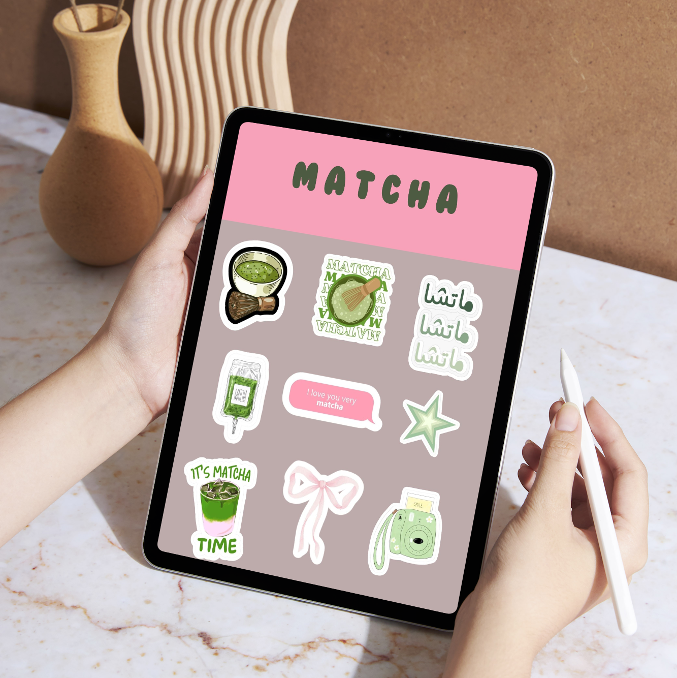 ستيكرز ماتشا