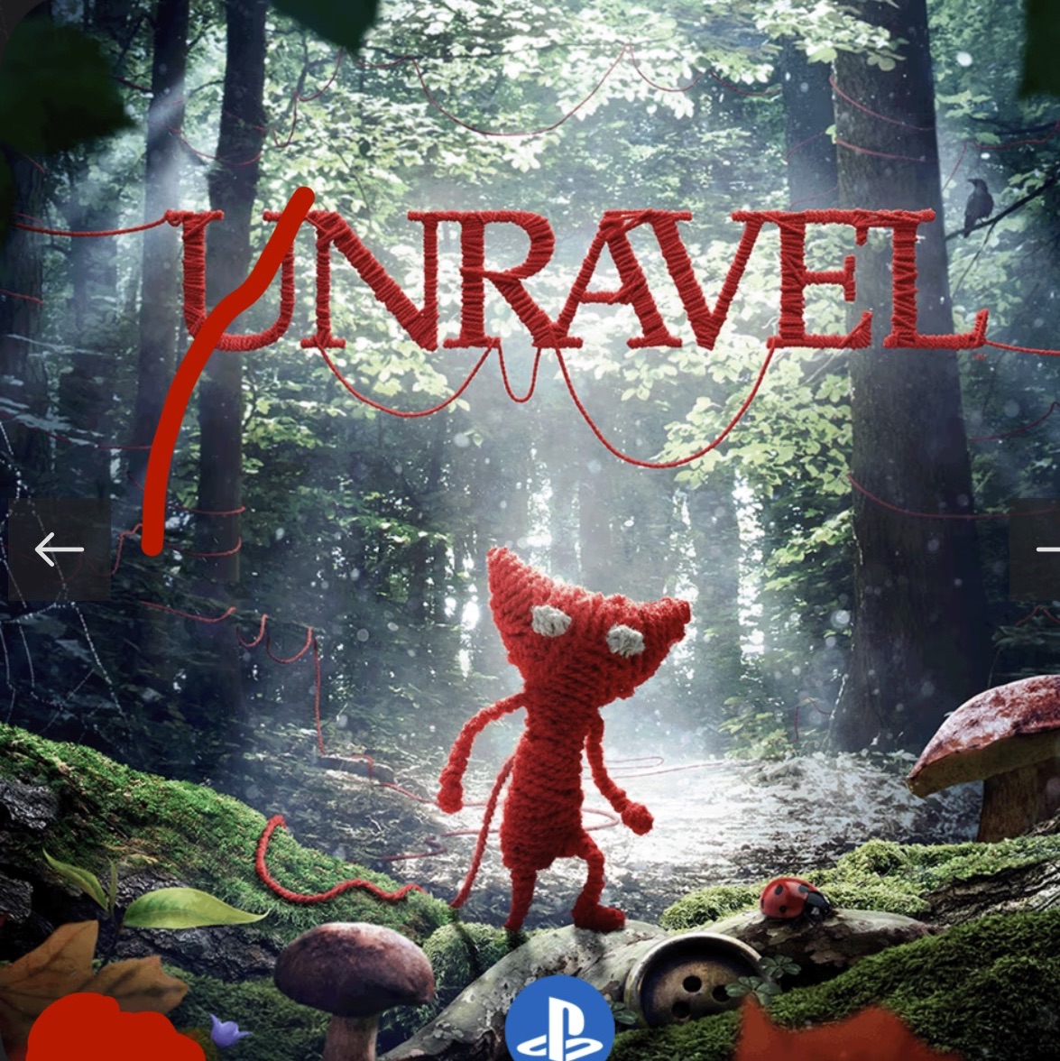 لعبة انريفل للبلاستيشن - Unravel