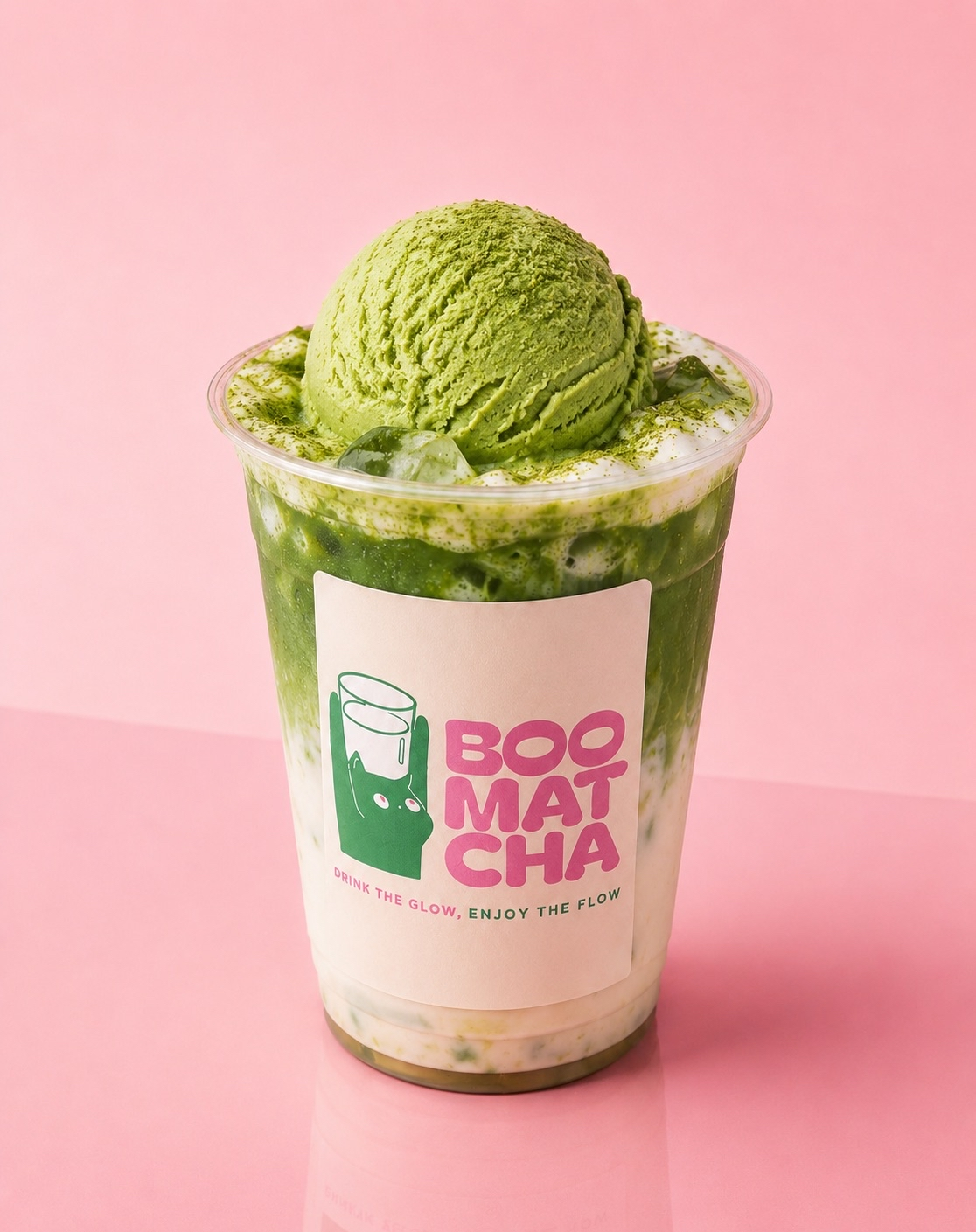 آيس كريم دبل ماتشا 🍧