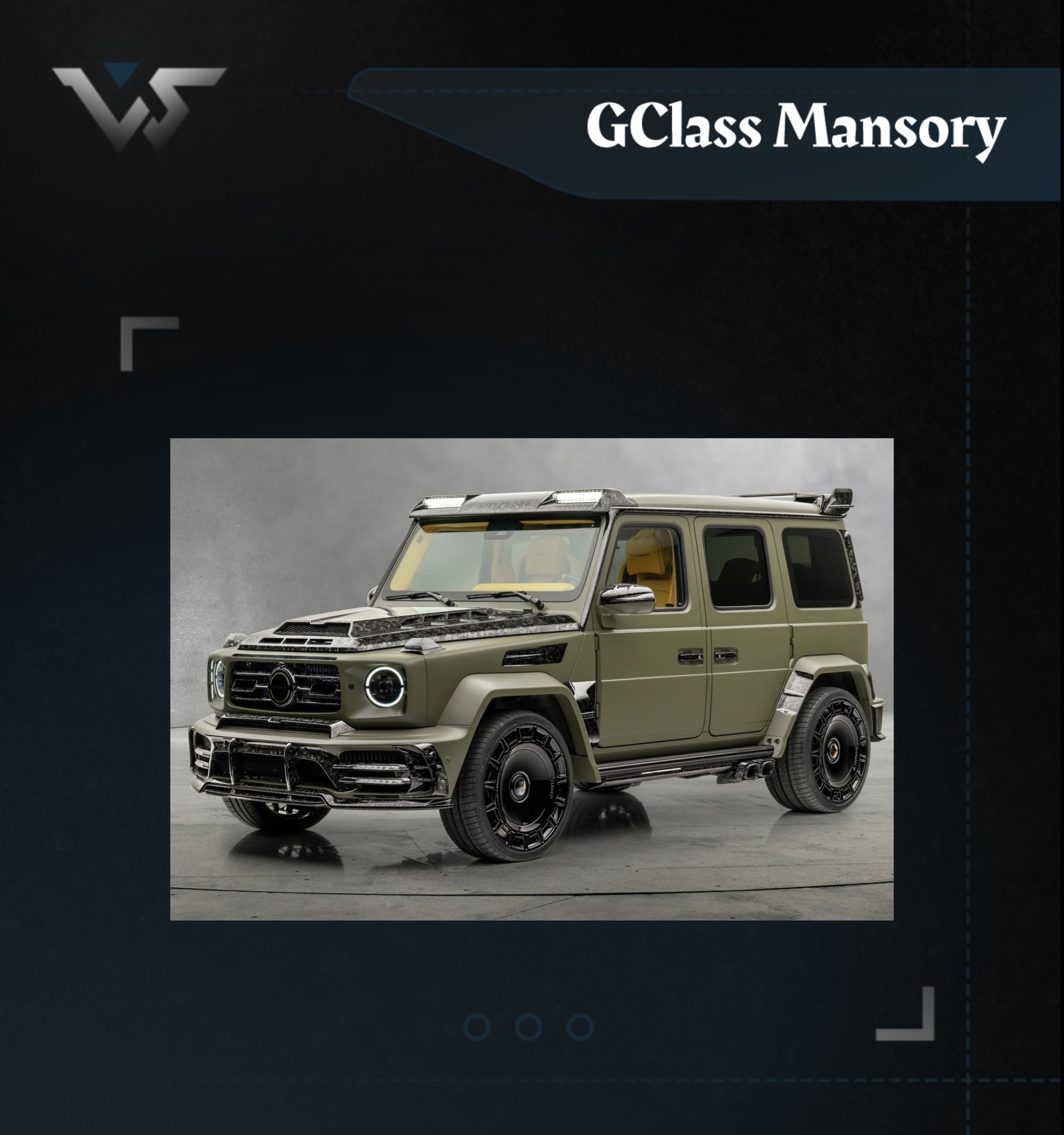 Mercedes G Class Mansory
