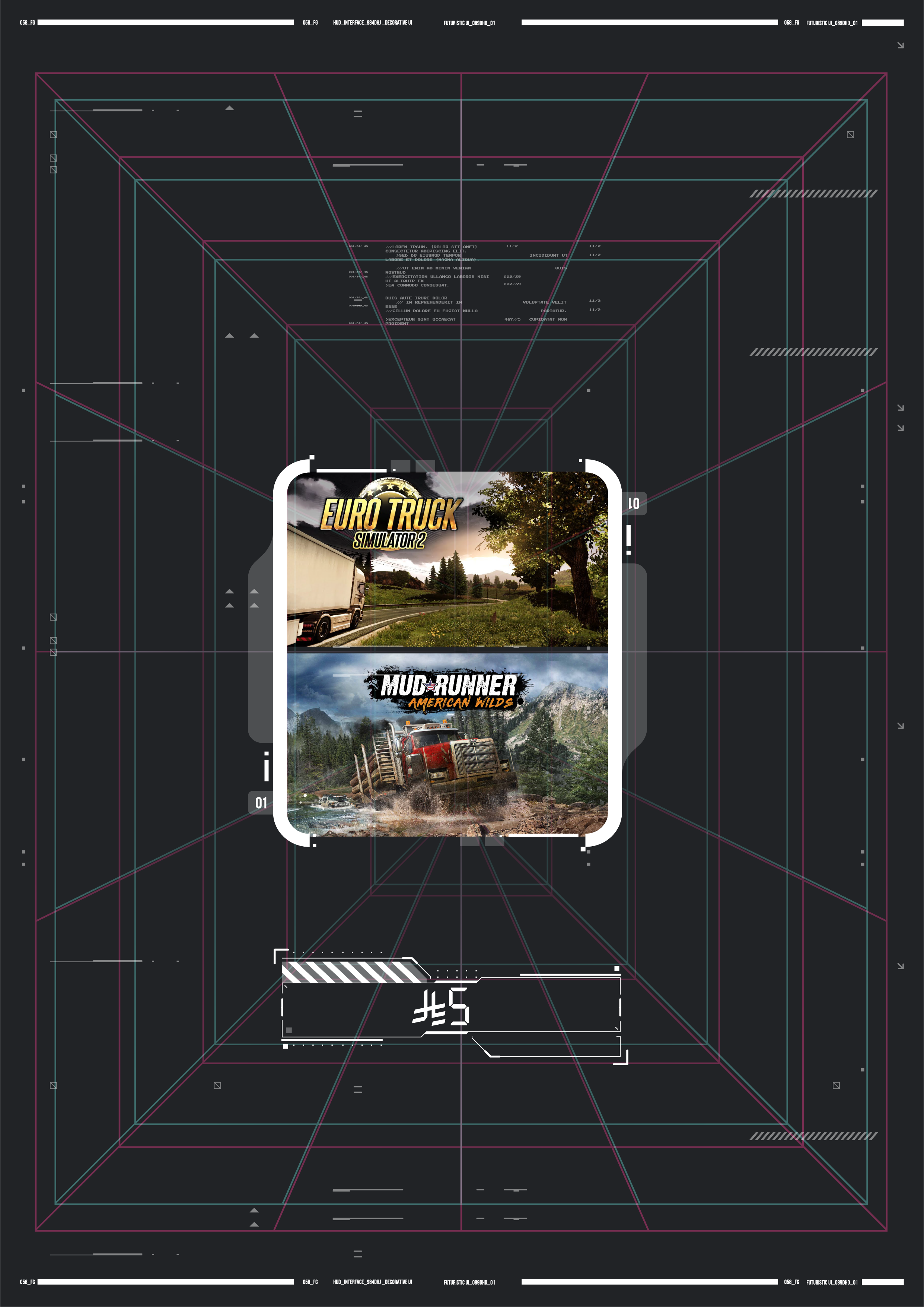 لعبة TRUCK SIMULATOR 2  + MUDRUNNER ستيم PC