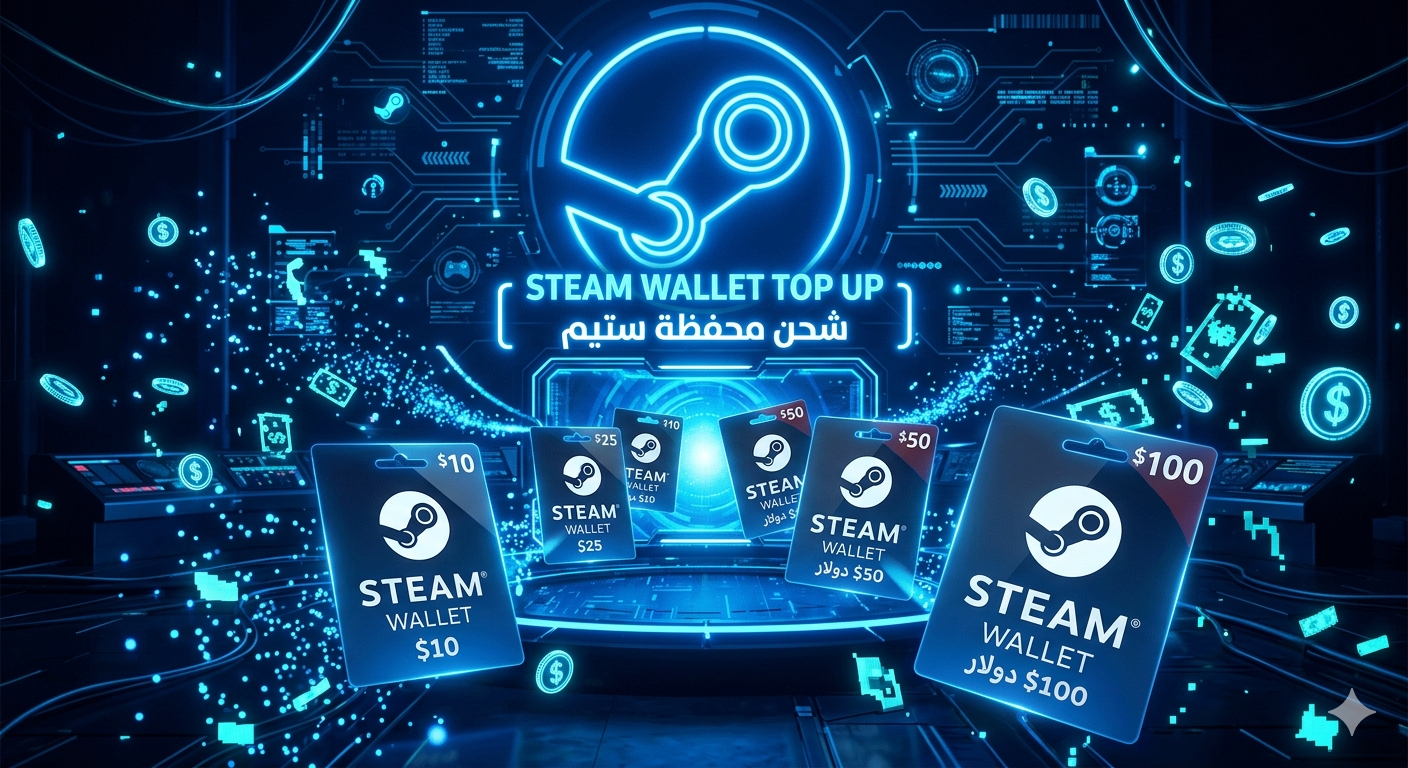 بطايق شحن ستيم - حساب ستيم